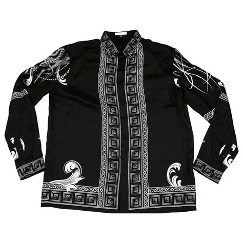 chemise versace noir|Versace chemises pour Hommes .